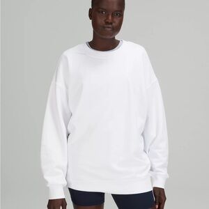 Lululemon Perfectly Oversized White Crewneck !!!
